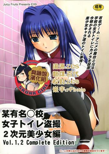 bou yuumei koukou joshi toilet tousatsu 2 jigen bishoujo hen vol 1 2 complete edition cover